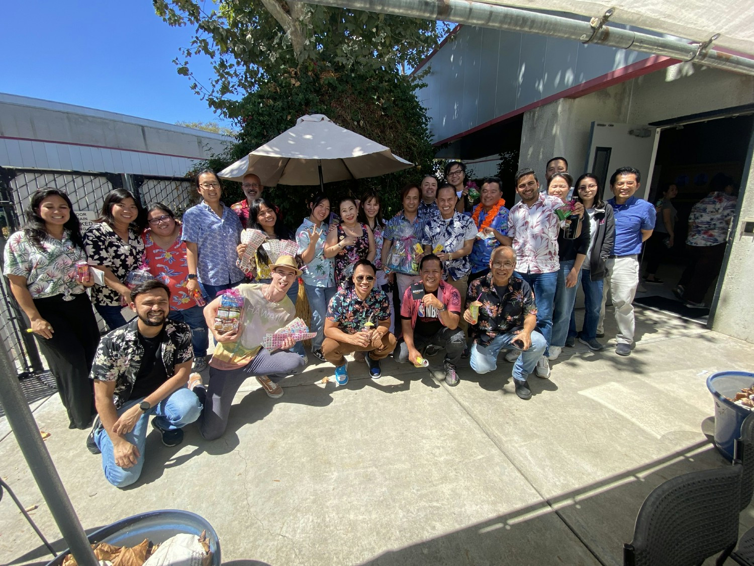 Hawaiian Shirt Day at Rani