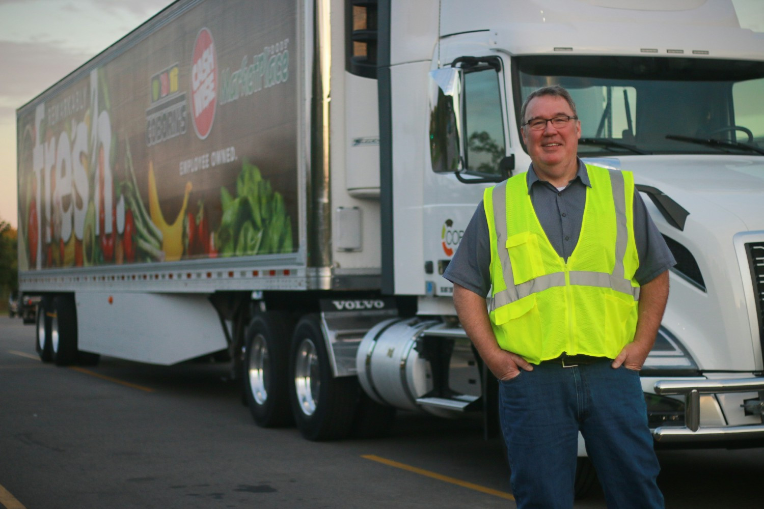 Our very own logistics team transport goods and fresh signature products to the stores every day!