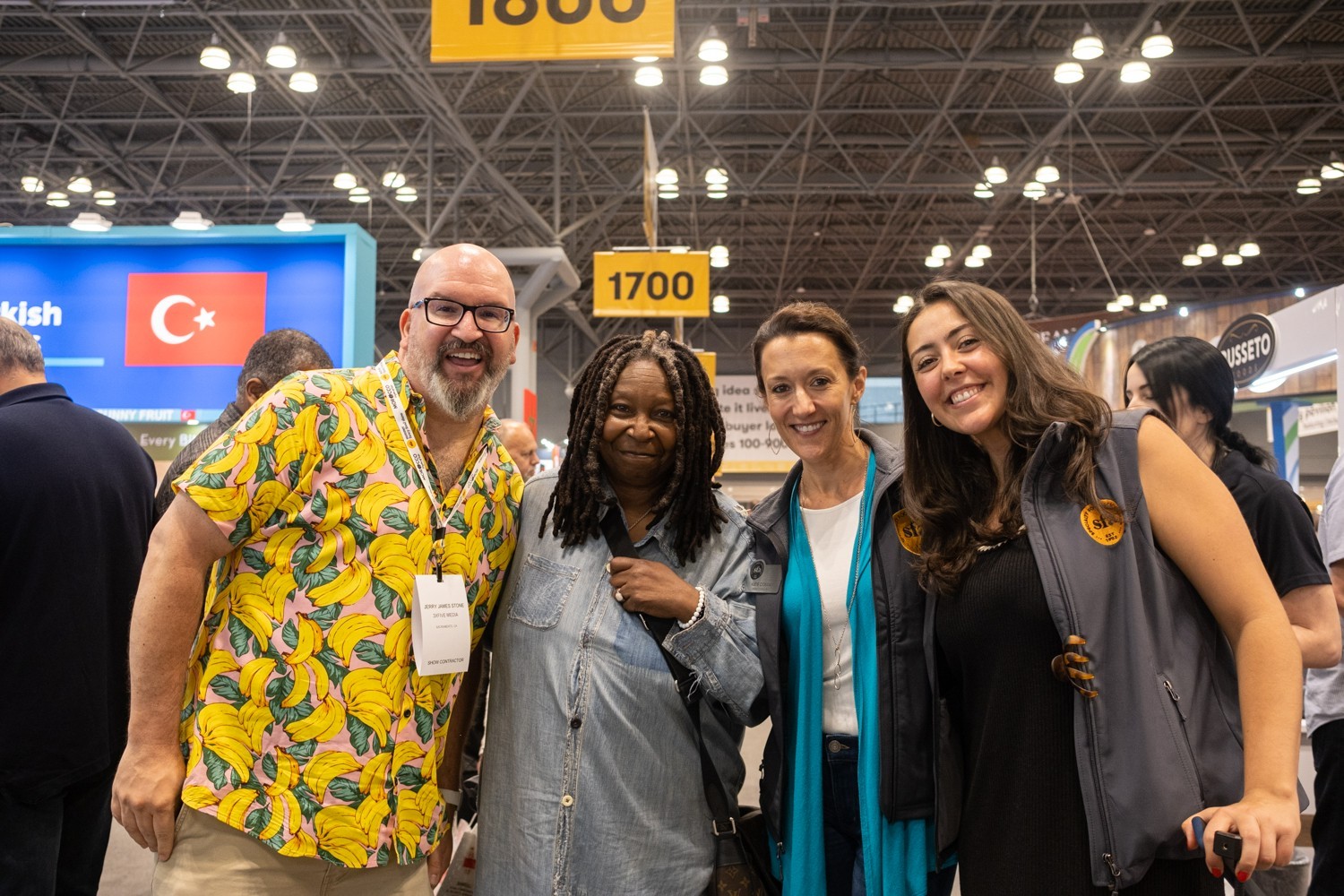 Team members at the Fancy Food Show