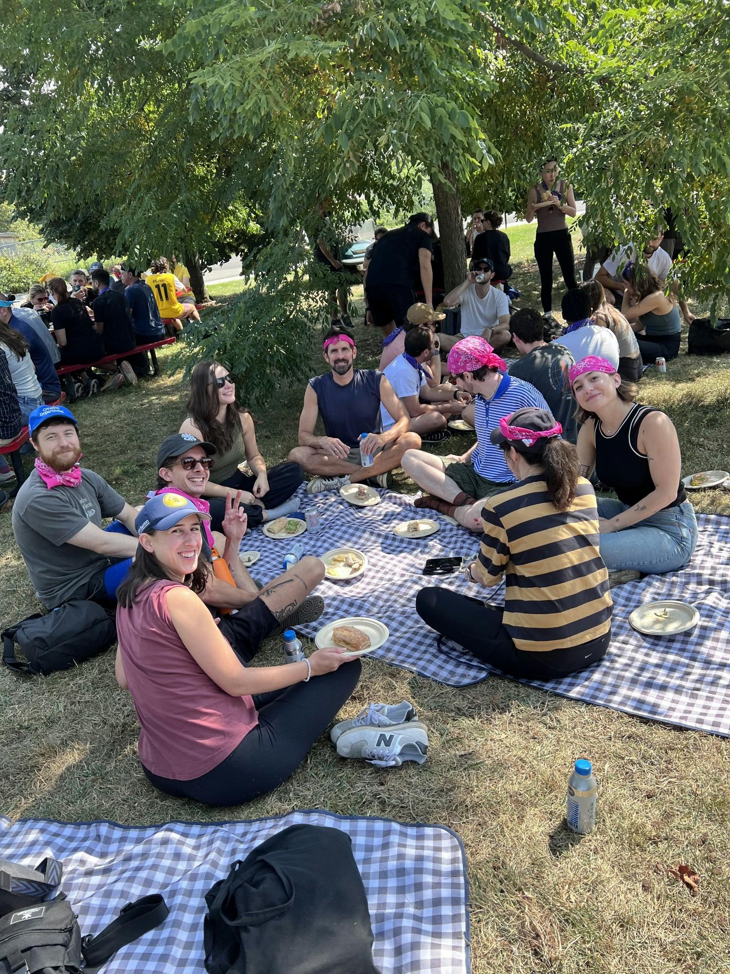 Lemonade's annual Field Day, bringing the NYC office together for a day of fun.