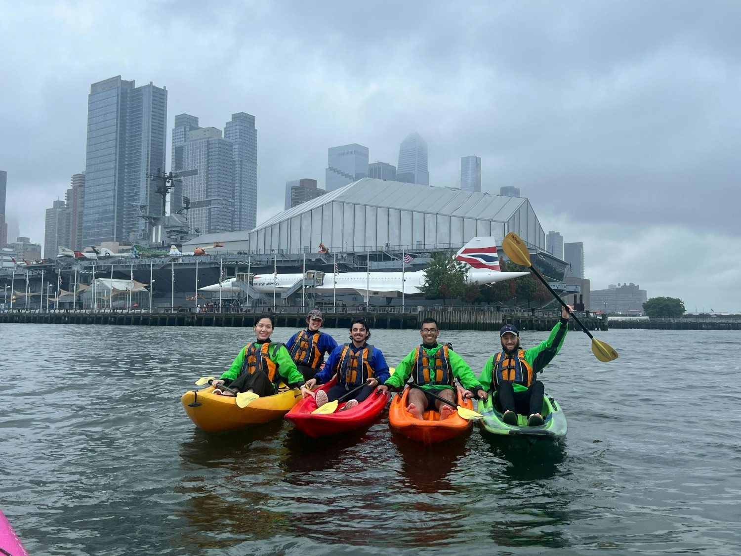 Lemonade team building on the Hudson River. 