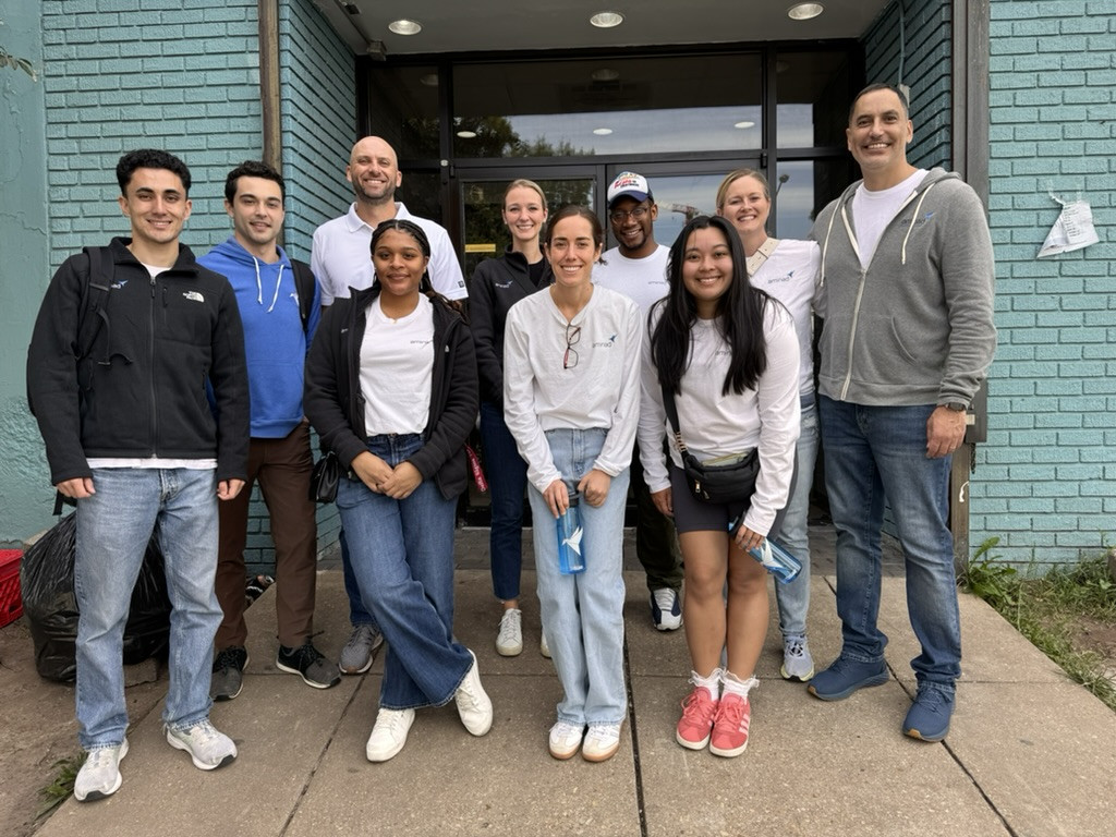 Our annual Day of Service. Our local D.C. area team volunteered at a D.C. food bank. 