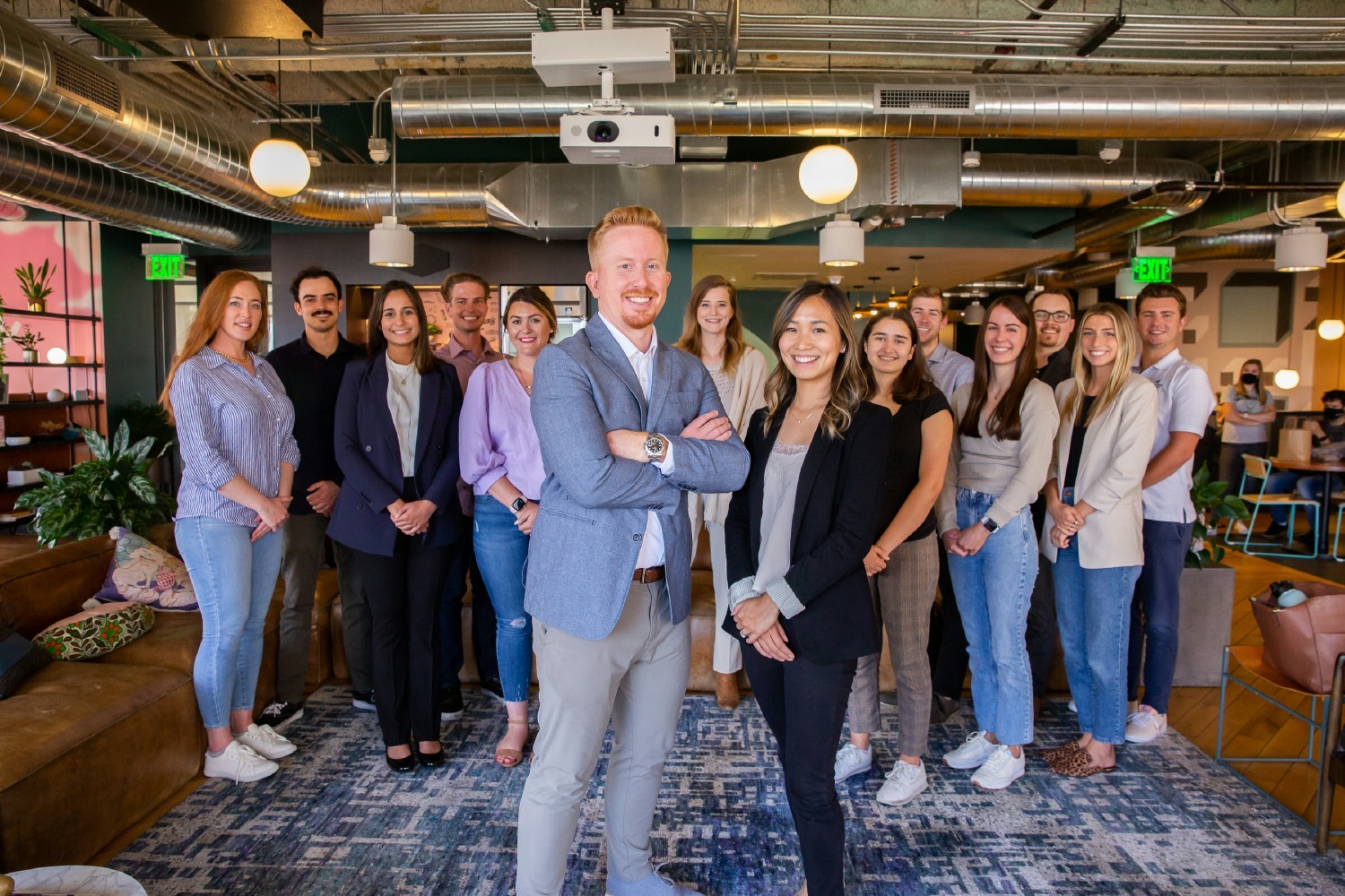 Our team in June 2021, gathered at our remote working office in San Francisco, CA for our 5 Year Anniversary. 