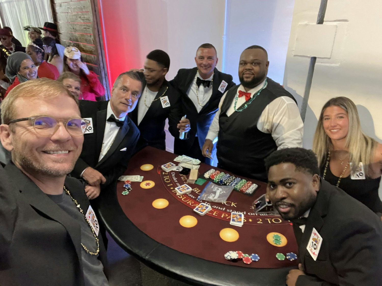 Staff casino night