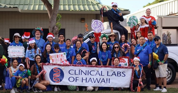 Team members attended the Annual Aiea Holiday Parade, 
which featured marching bands, classic cars, floats, and more