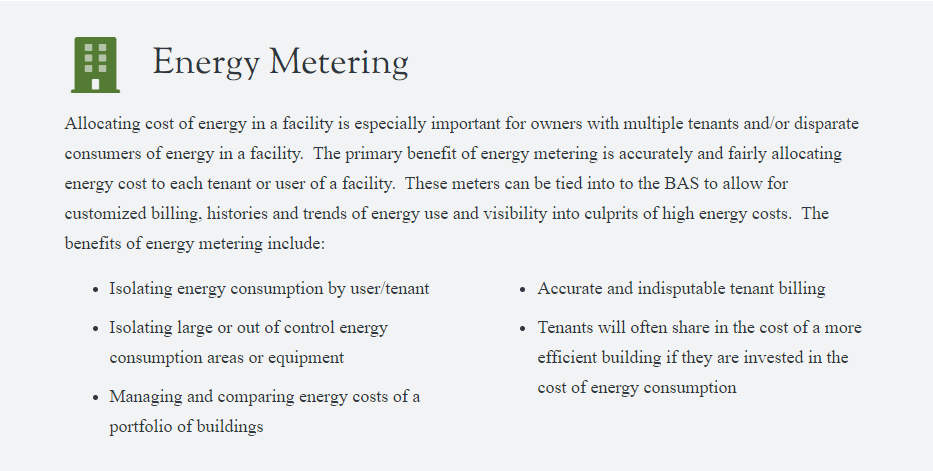 Energy Metering Services