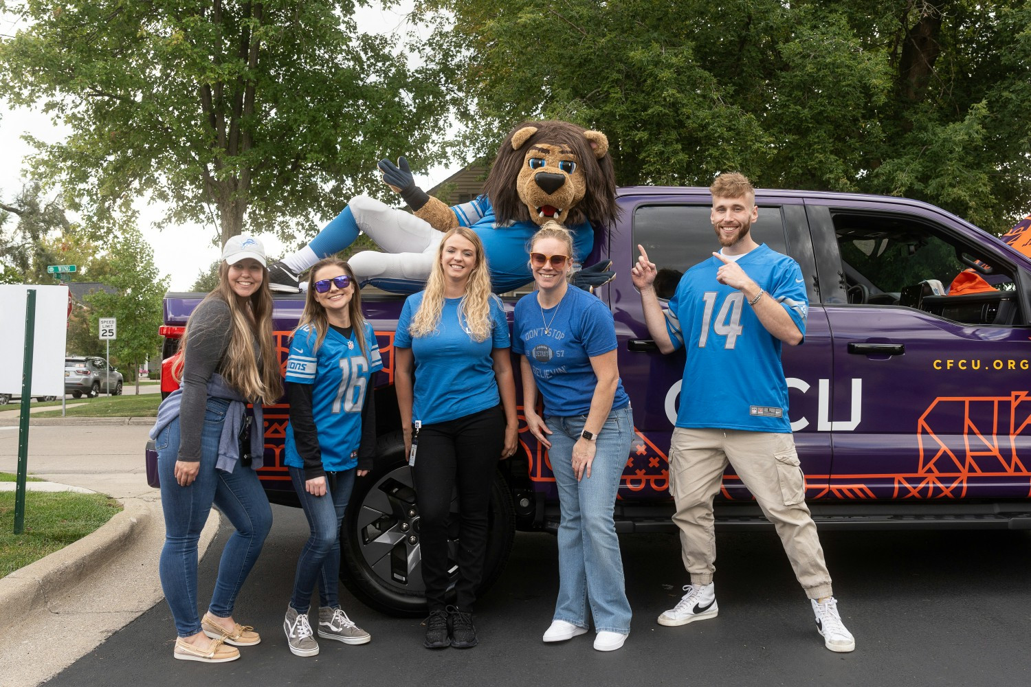 CFCU X Lions partnership. 