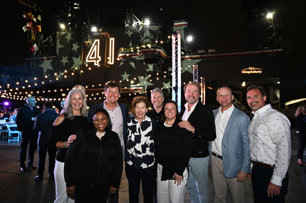 Executive Leadership Team attends TEA's Annual APPA Client Event aboard the USS Midway. 