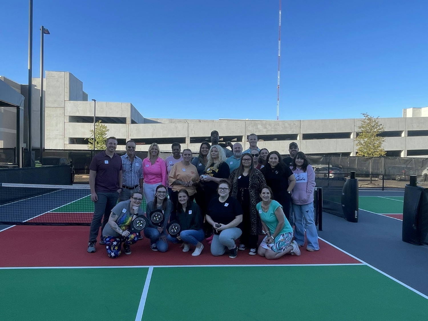 OKC Marketing Event --- Pickleball; all employees pictured work from home.