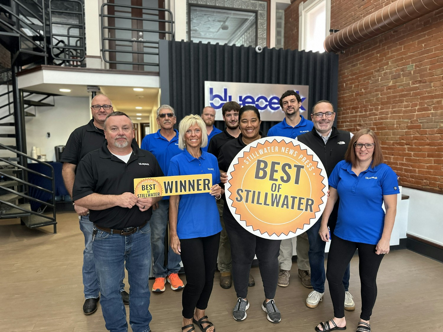 We were thrilled to win Best Internet Provider in Stillwater, thanks to our amazing customers and dedicated team!