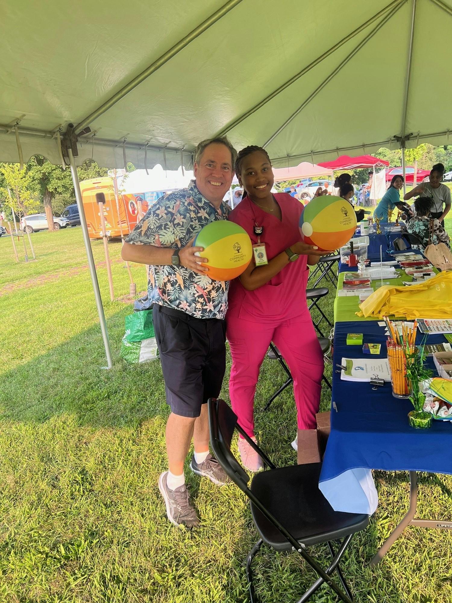 Volunteers at our summer Jazz in the City Event!