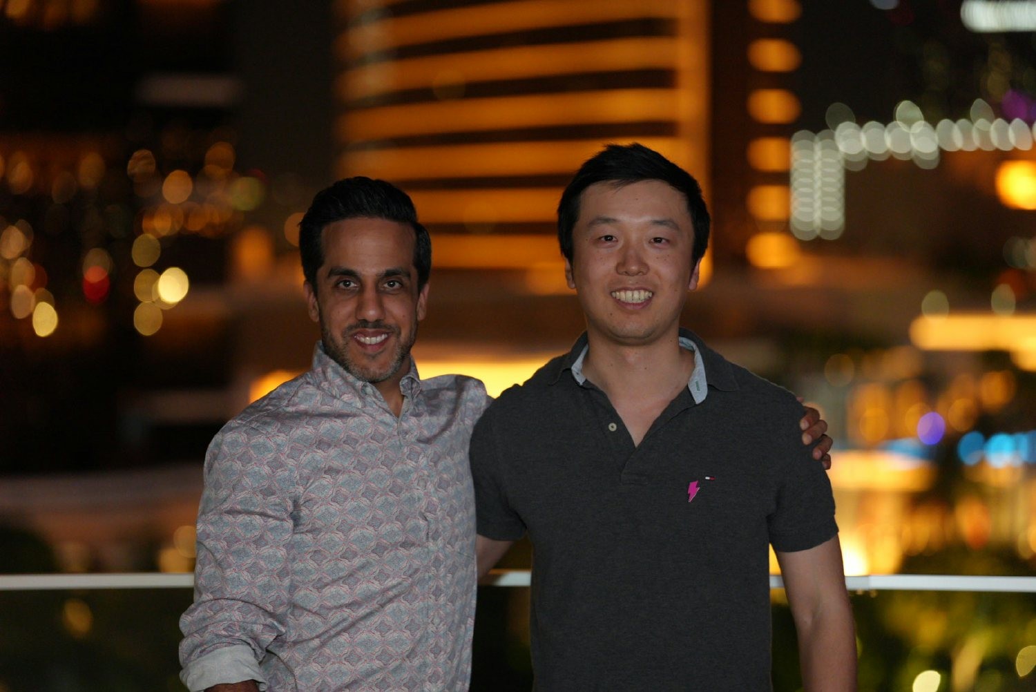 CEO Hussien Fazal, and COO Henry Shi! 