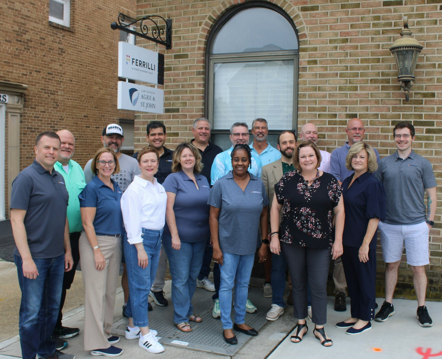 A group of talented Ferrilli Leaders assembling in the home office.