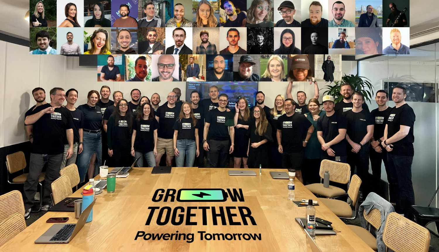 ROLLER's Go-To-Market Team getting together for the annual Kick-Off Event