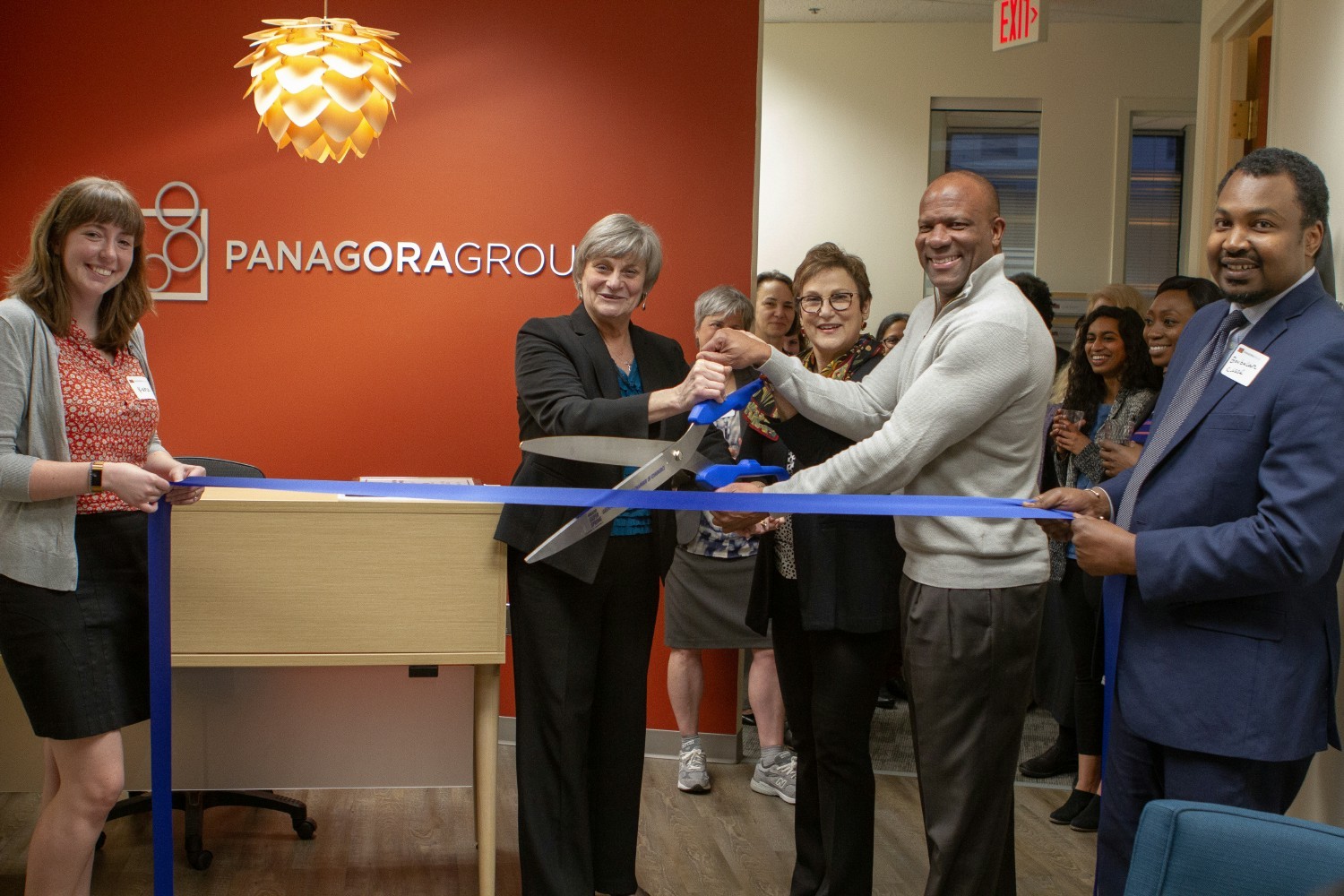 We held an open house and ribbon cutting in 2019 to commemorate our first offices in a commercial space.