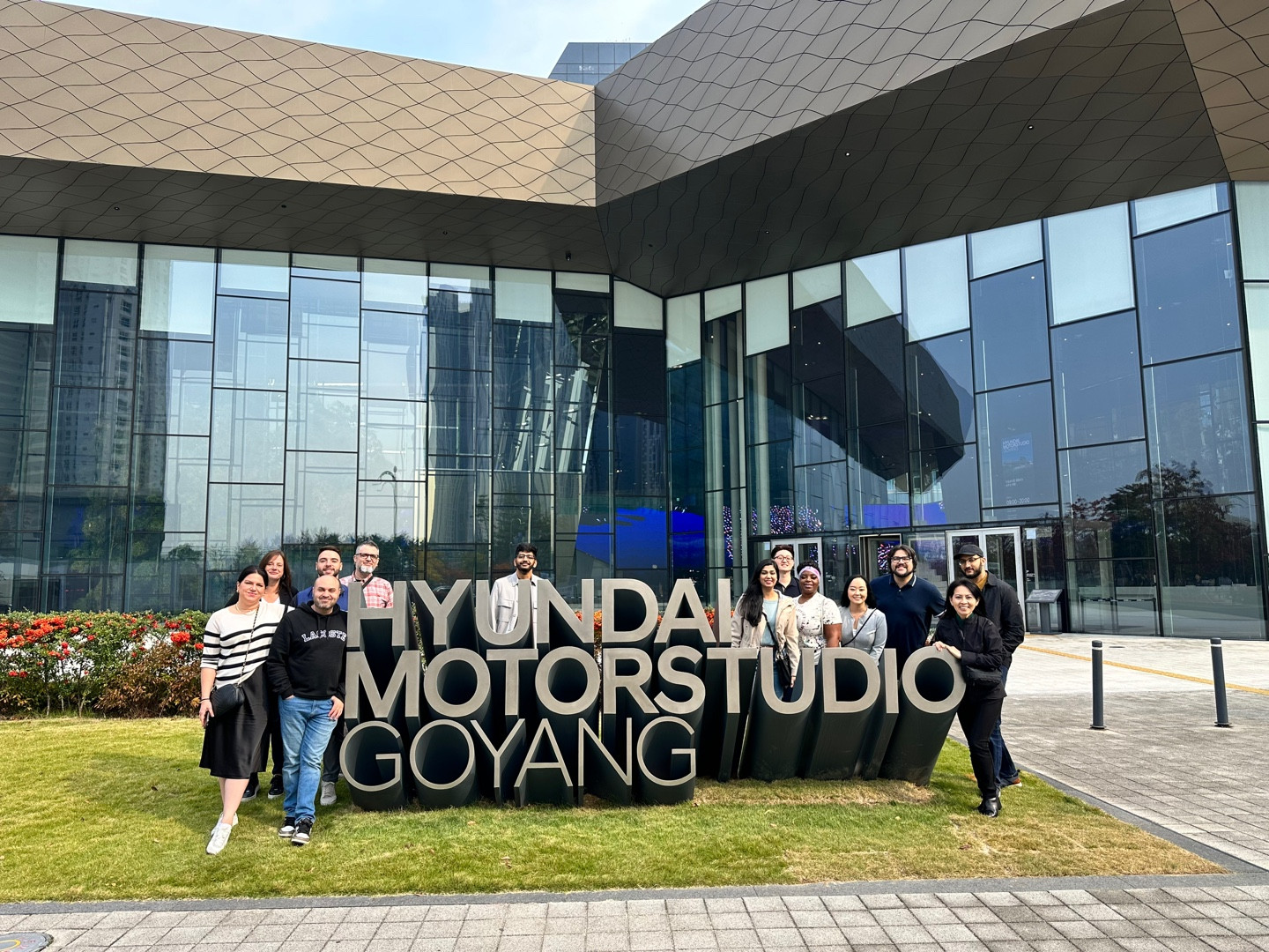 Nominated team members visit Hyundai Motor Studio in South Korea on annual international recognition trip.