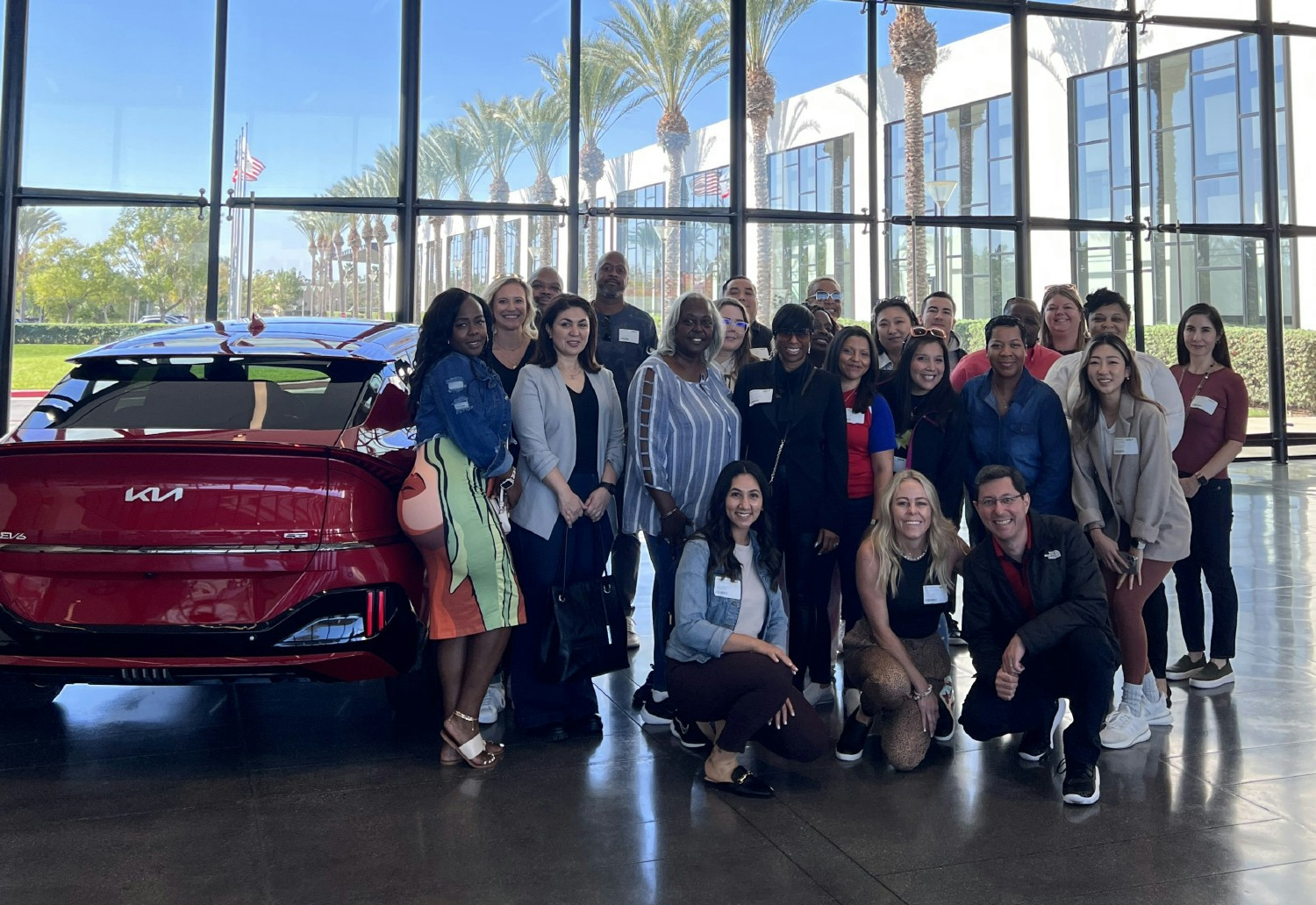 Nominated team members visit Kia's US headquarters on annual recognition trip.