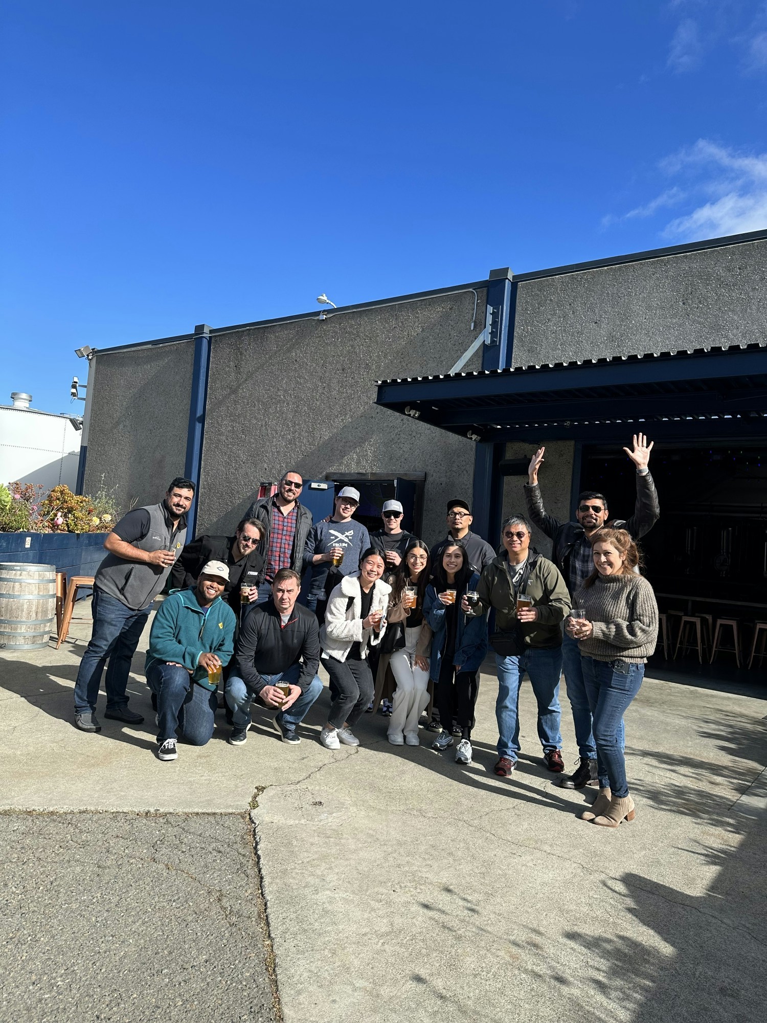 Supporting our local businesses, Fyusion hosts happy hours at Anchor Steam Brewery. 