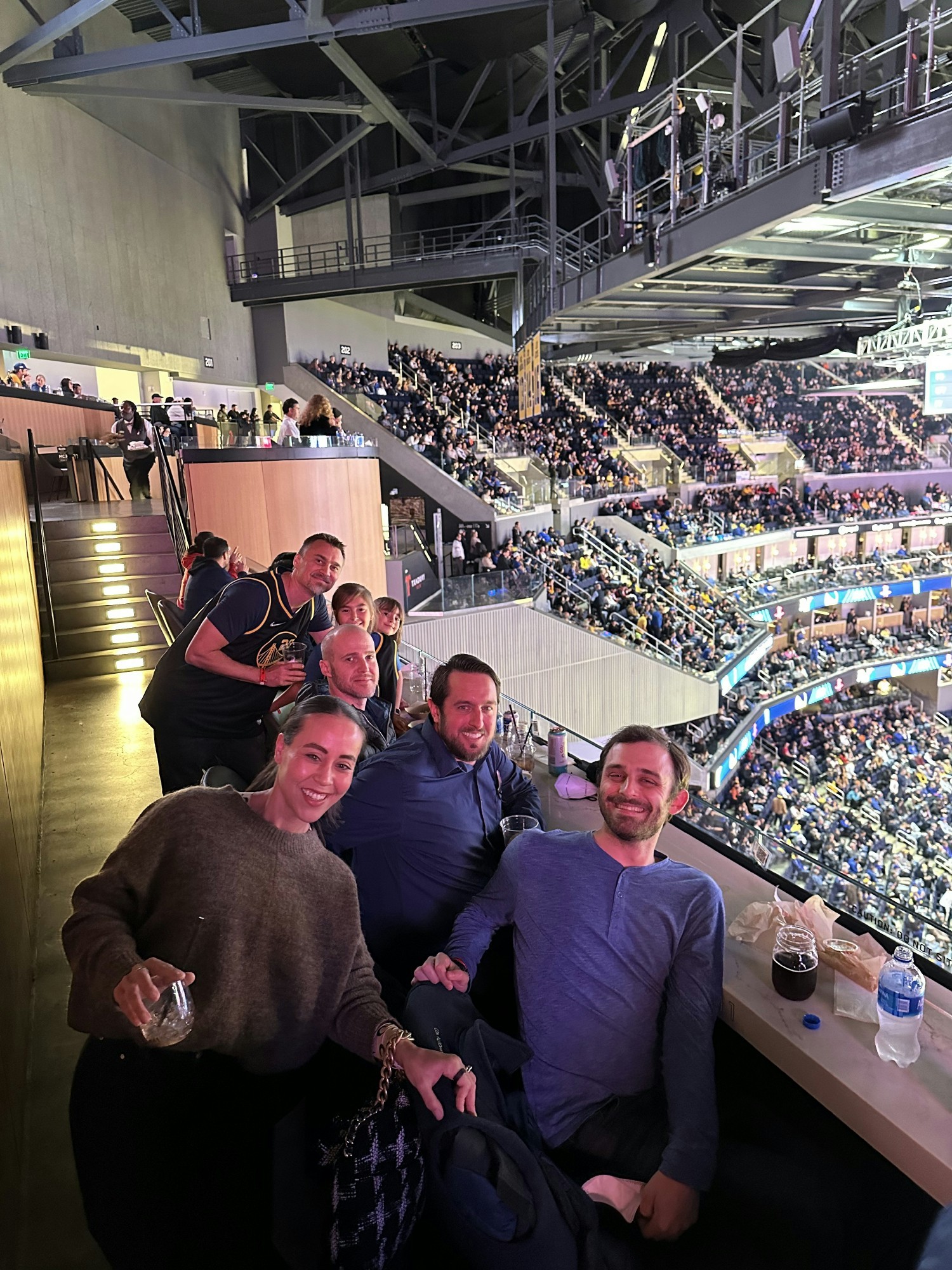 2022 Holiday Party at a Warriors game at the Chase Center. 