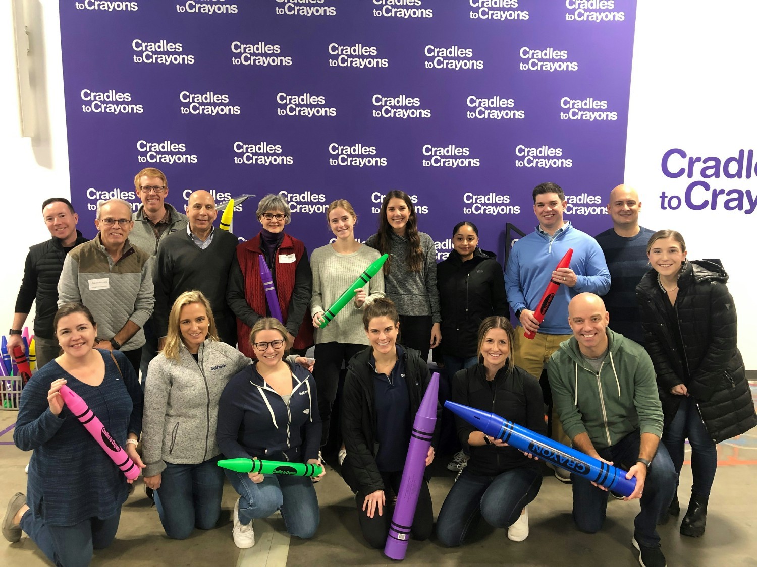 Volunteers give back at Cradles to Crayons to help support local children experiencing poverty in our communities.