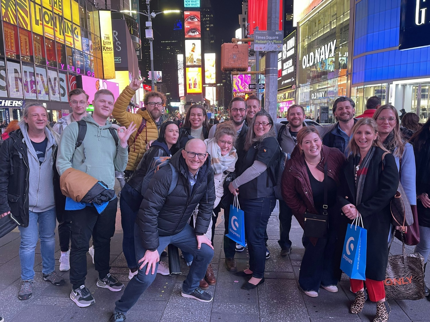 Shopware US team at NYC for 2023 kick-off event 