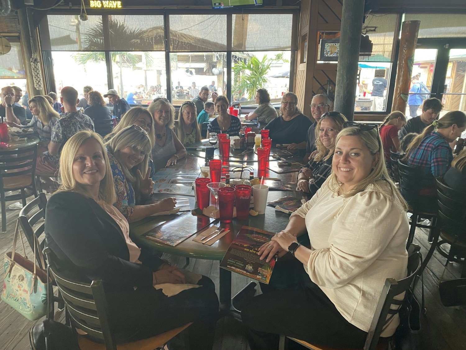 Lunch time during a visit to the hard-working staff located in Florida.