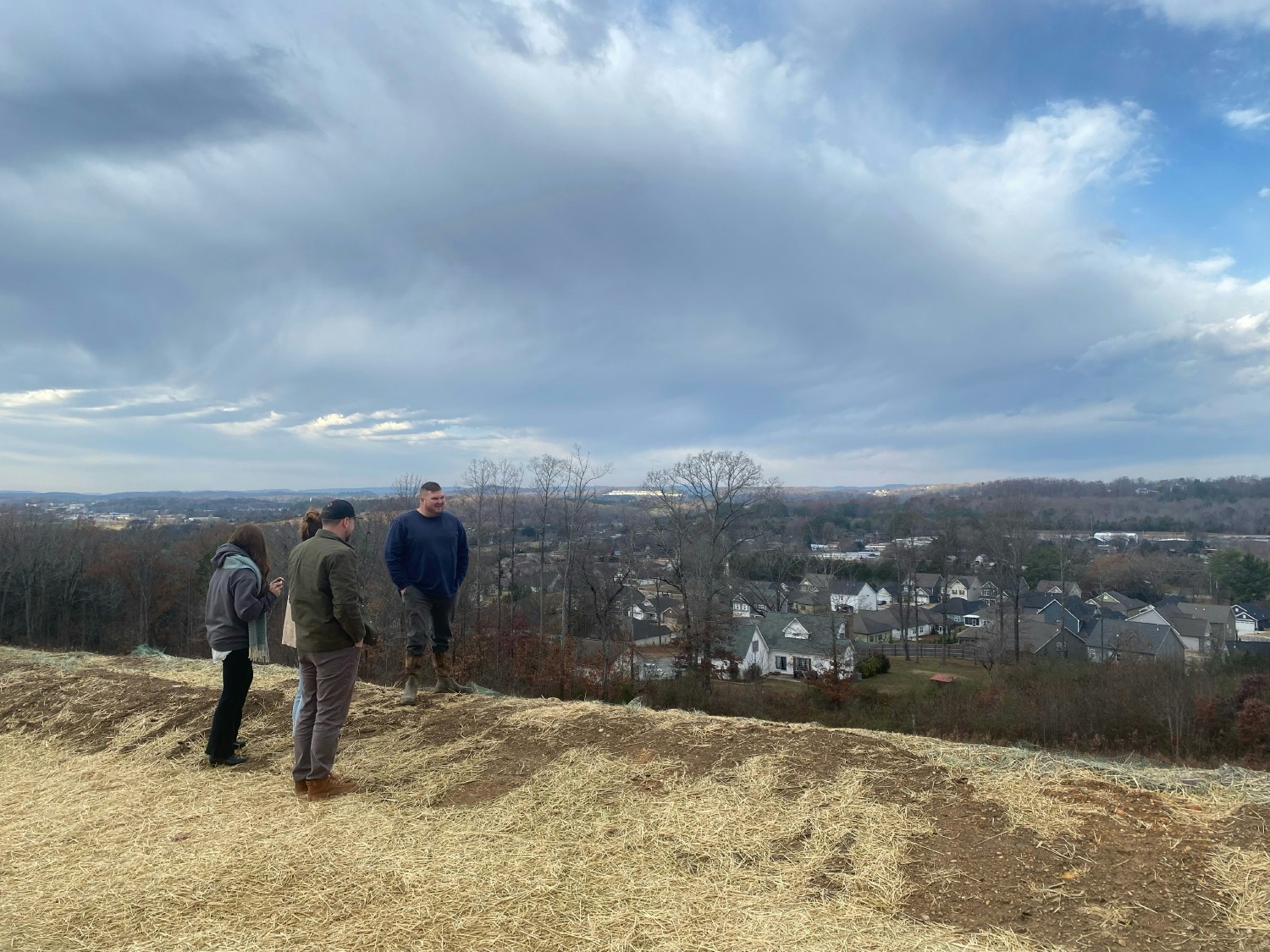 Land Development and Product Team meeting on site to talk through plans for a future RP Communities neighborhood.