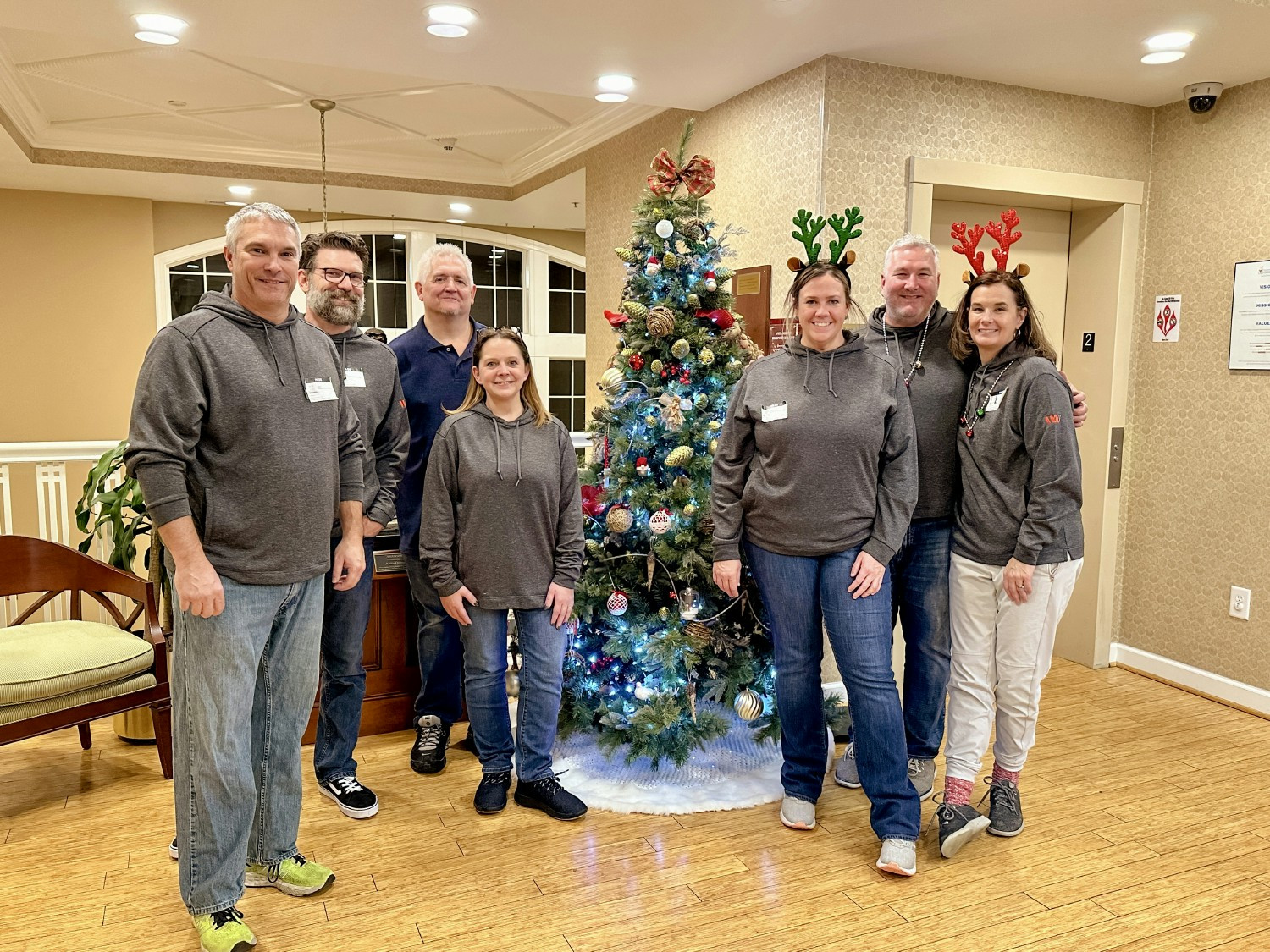 Time to give back:  A group of employees supported the local Ronald McDonald House by making dinner for the families. 