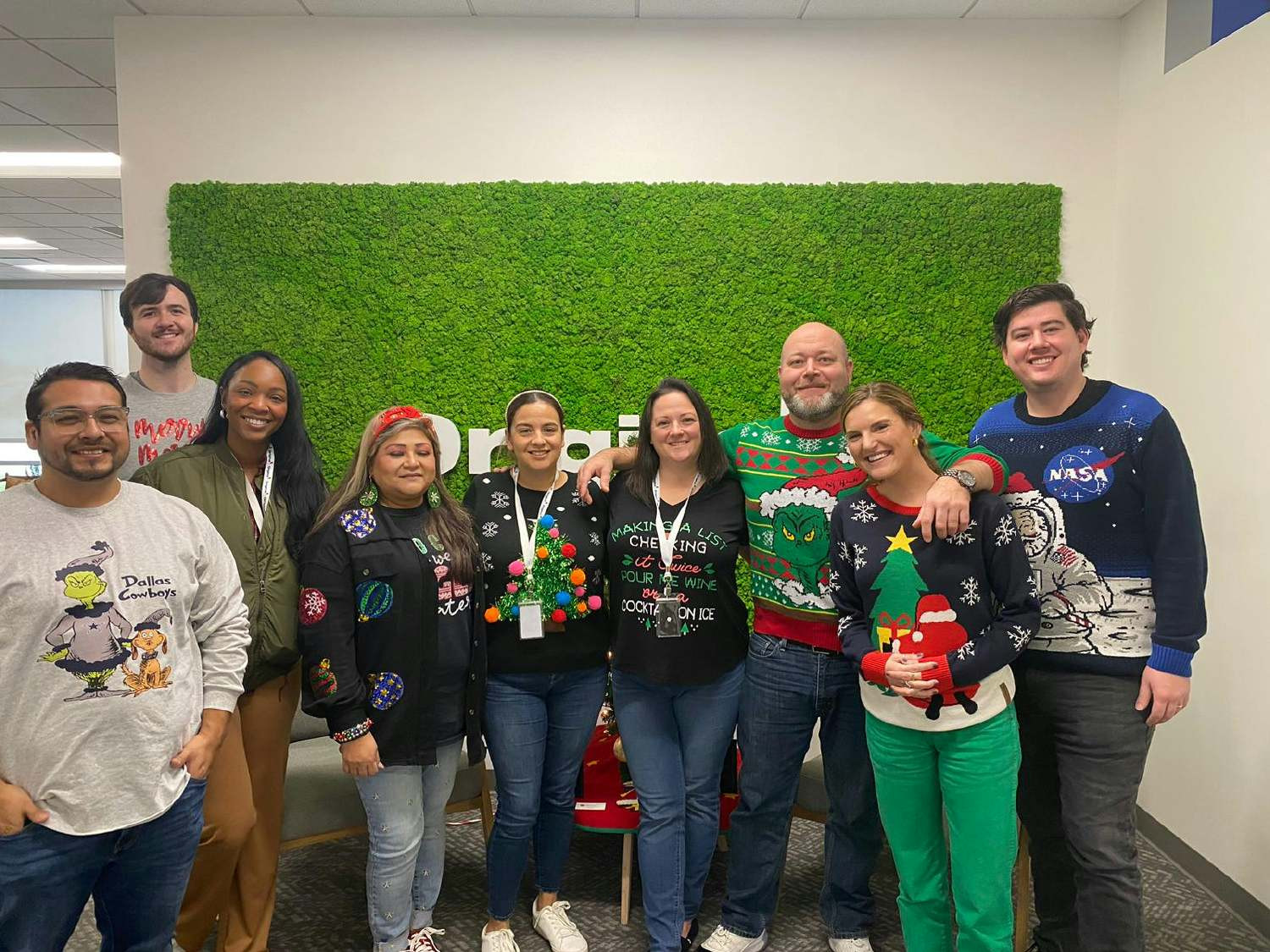 Ugly sweater day in the Plano office!