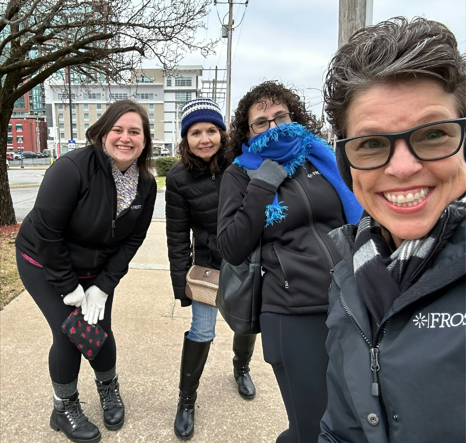 Teams that lunch together (especially in the cold) stay together.  