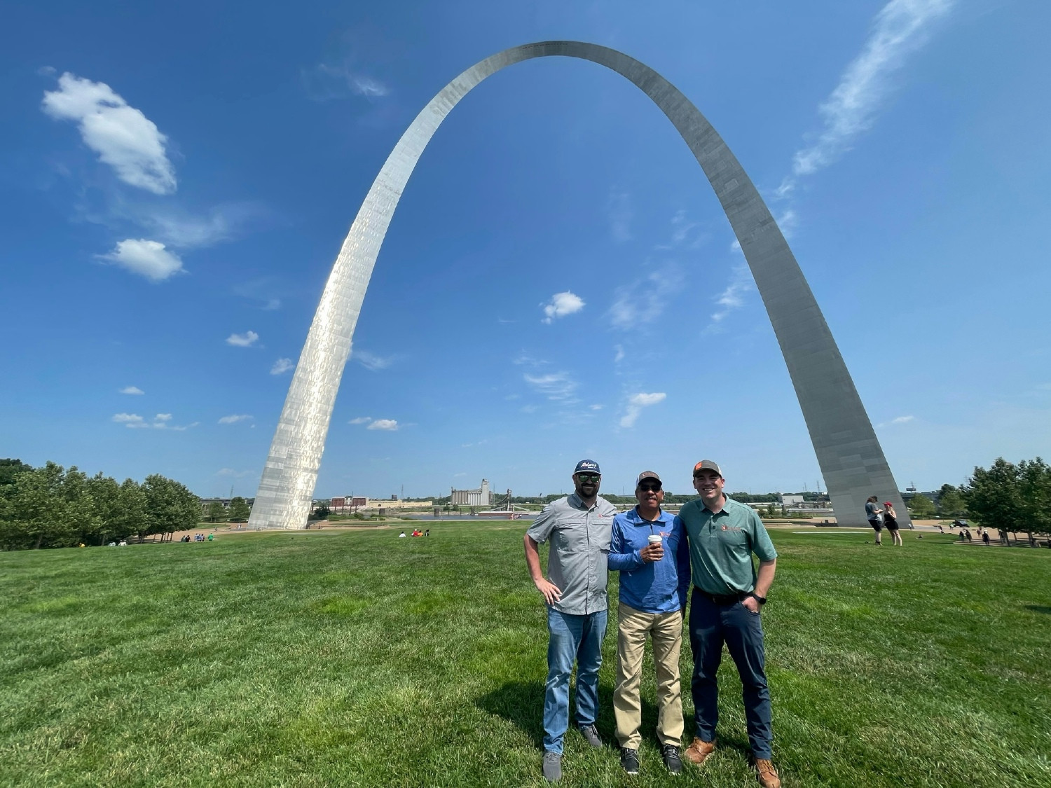 The Polaris team checking out the local landmarks during an out-of-town project. 