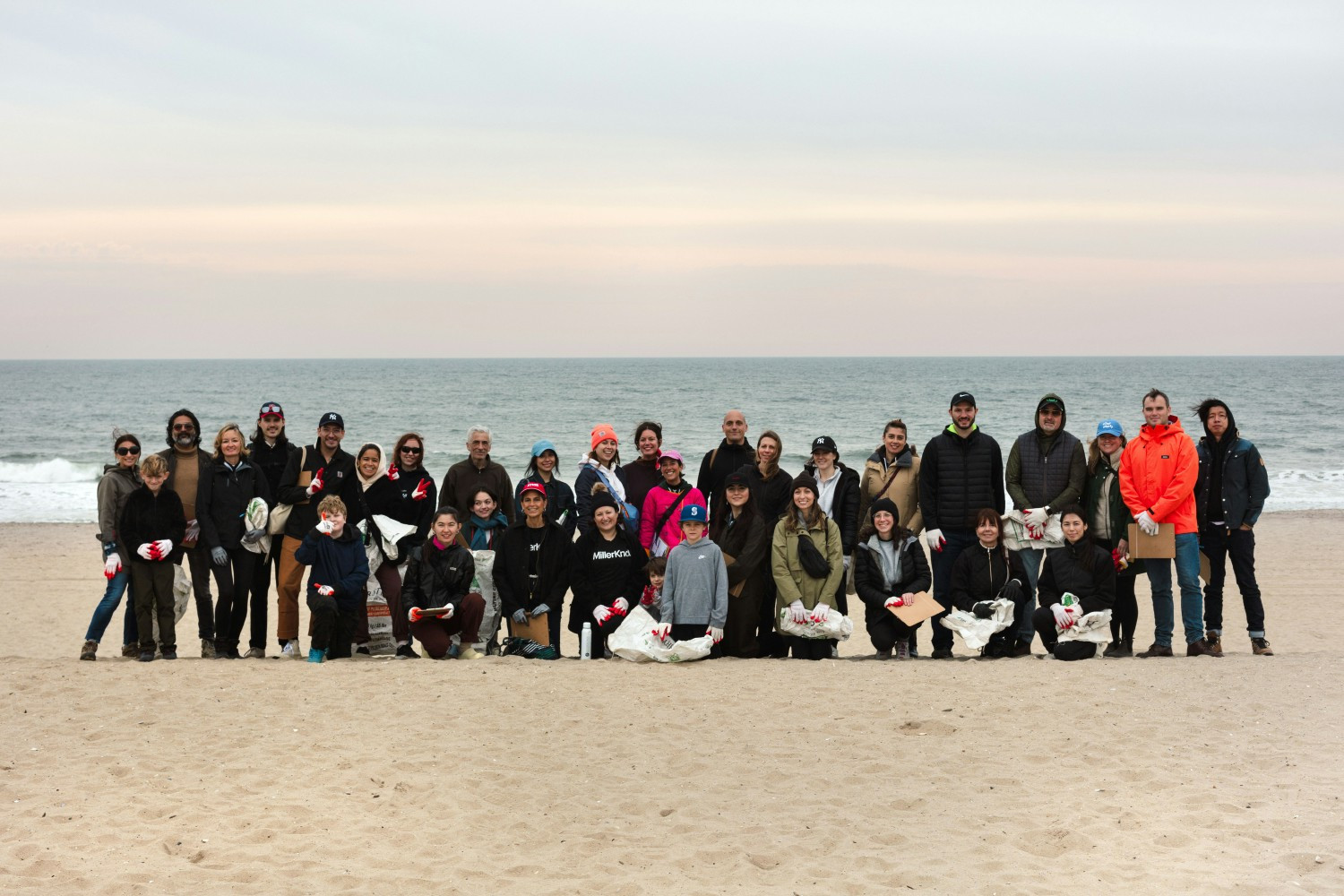 MillerKnoll employees partnered with Surfrider Foundation on a beach cleanup project as a part Day of Purpose.