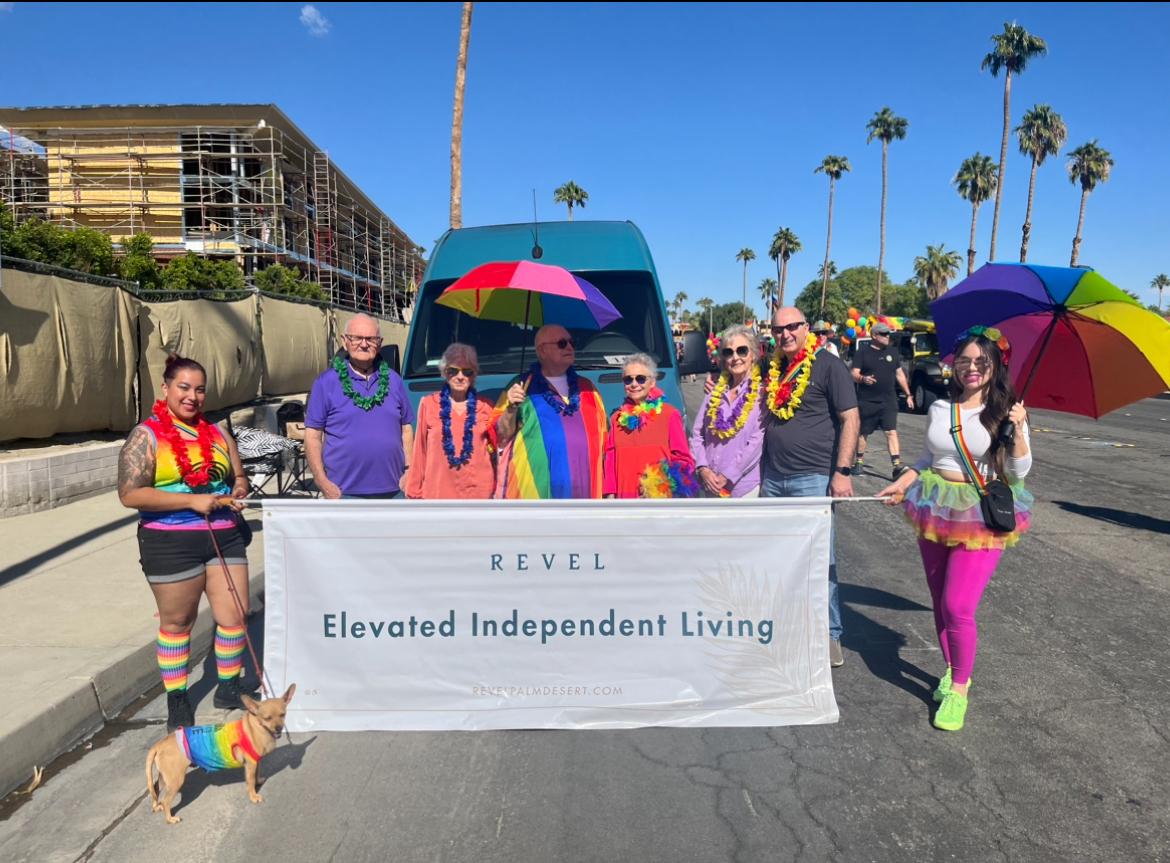 Revel residents and team members proudly joined the vibrant 2024 Pride Parade in downtown Palm Springs.