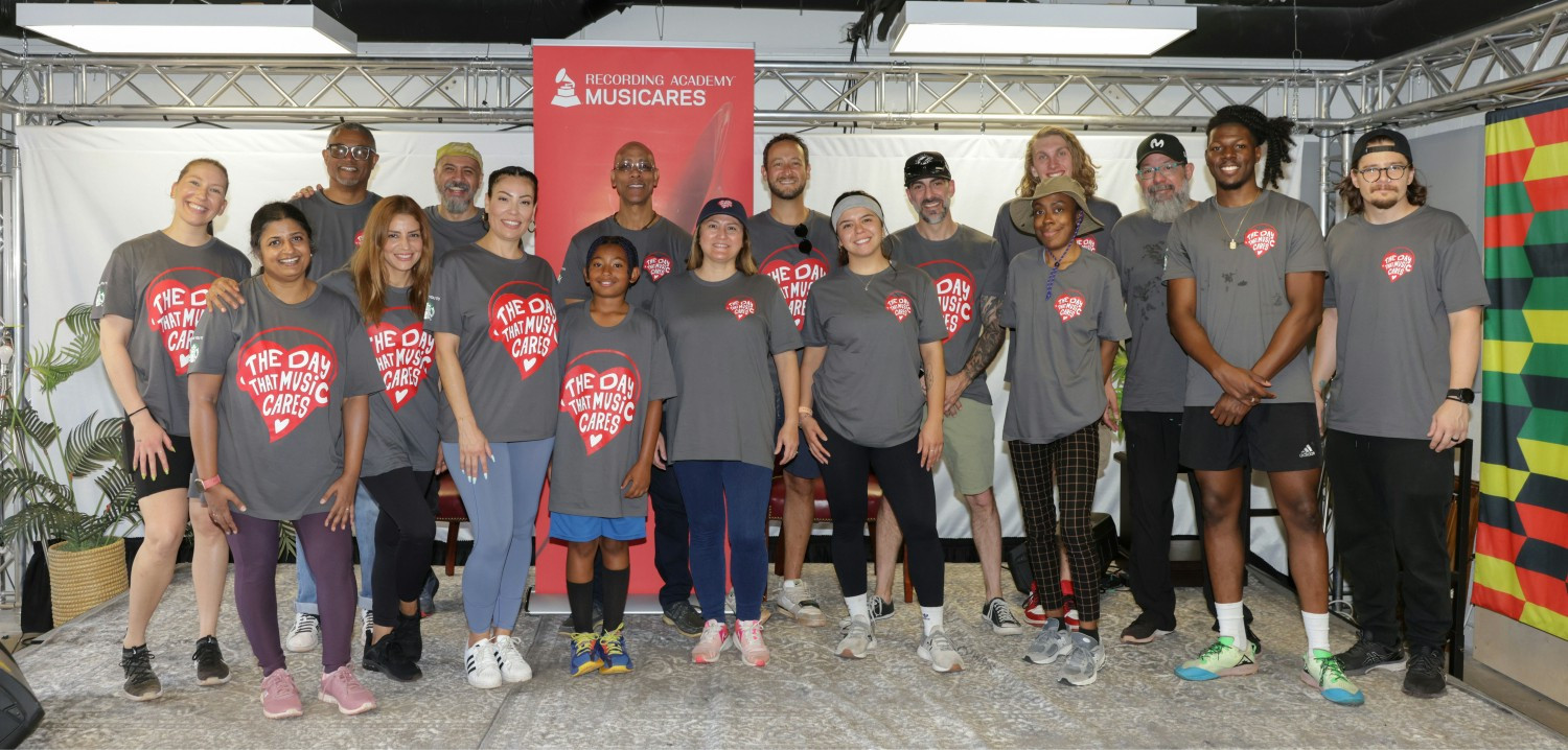 The Day That Music Cares - One of many groups from around the country that came together for a day of service.