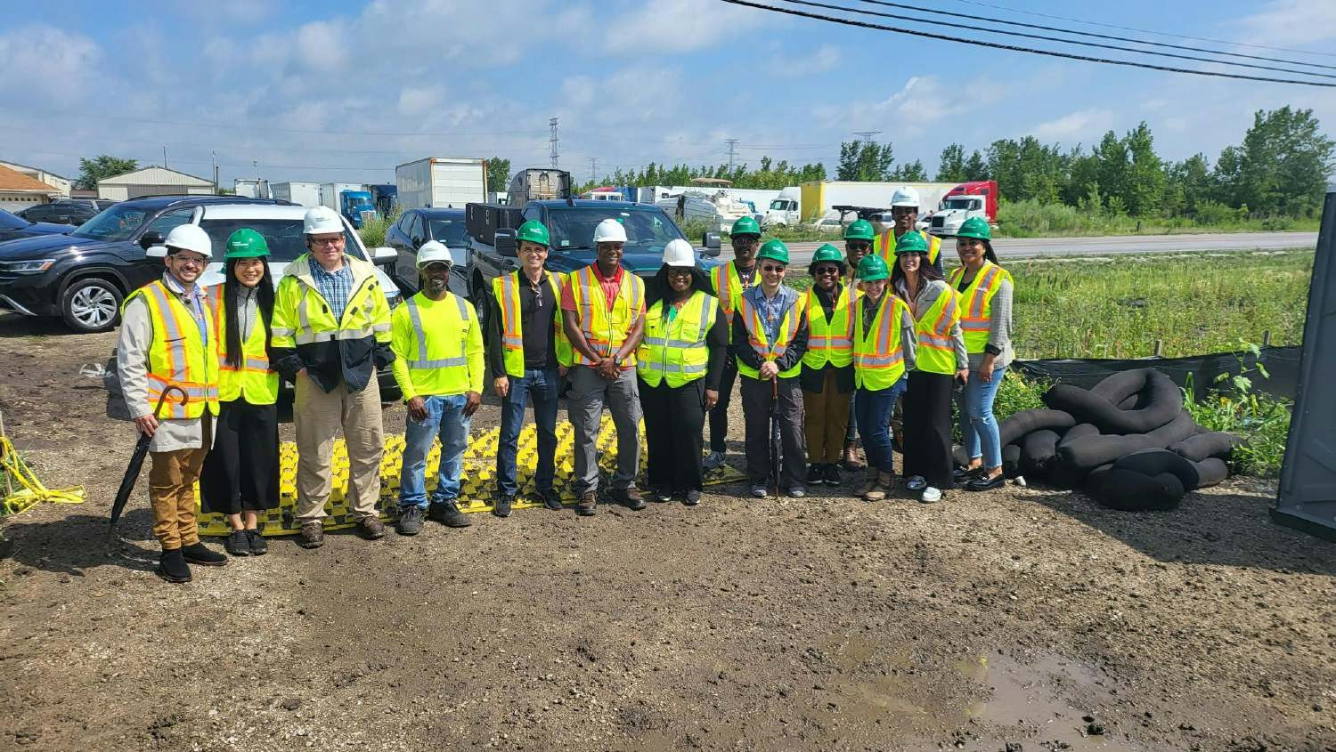 A portion of the Reactivate team on-site at one of our projects in Chicago, Illinois.