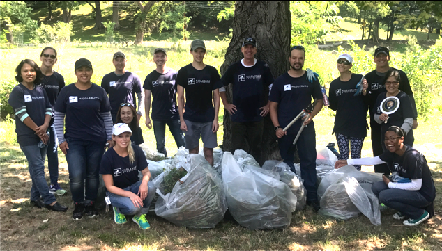 Our team’s dedication shines in the great outdoors where every volunteer hour brings us closer to a more connected world