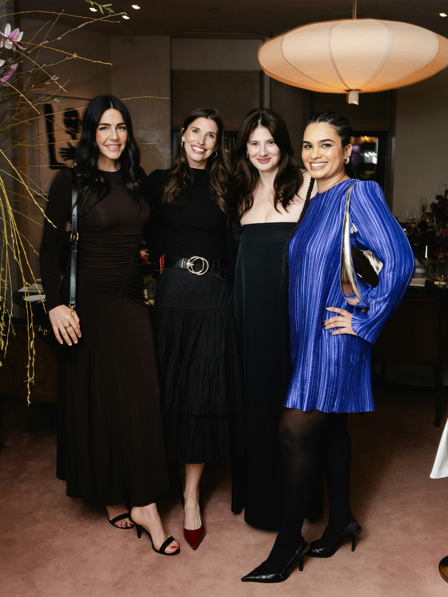 Jess Jacobs, Chief Brand Officer, with Brand colleagues at influencer event in New York City