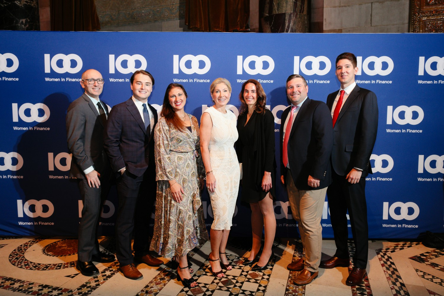 Supporting team member at the 100 Women in Finance New York Gala. 