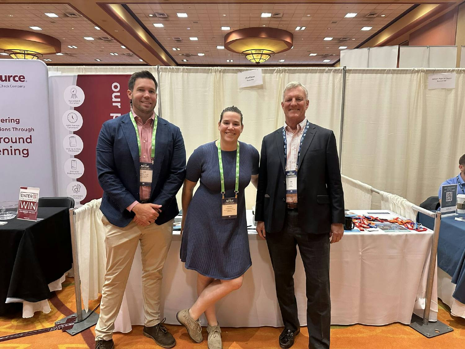 The ChartSpan team attends the Nebraska Hospital Association conference