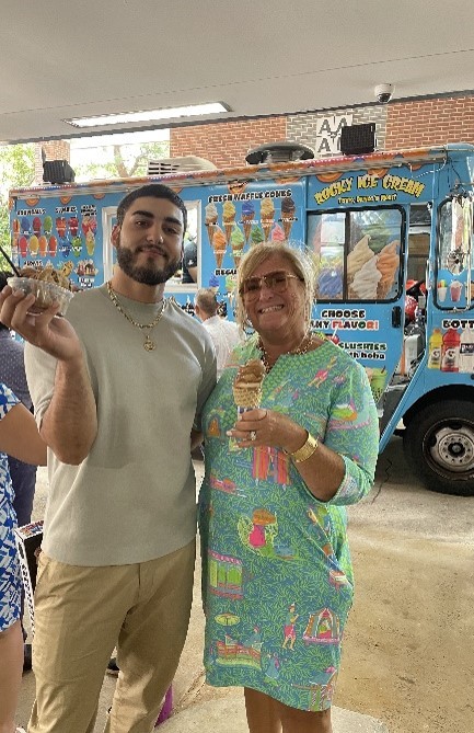 Summer Treat Ice Cream Truck photo.  During National Ice Cream week, staff were treated with an onsite ice cream truck.