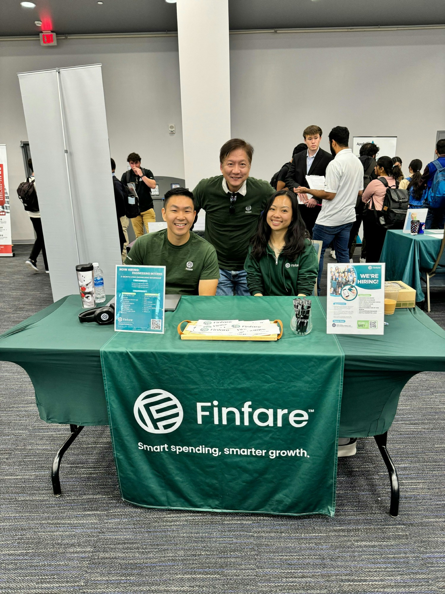 Finfare recruiting at UC Irvine