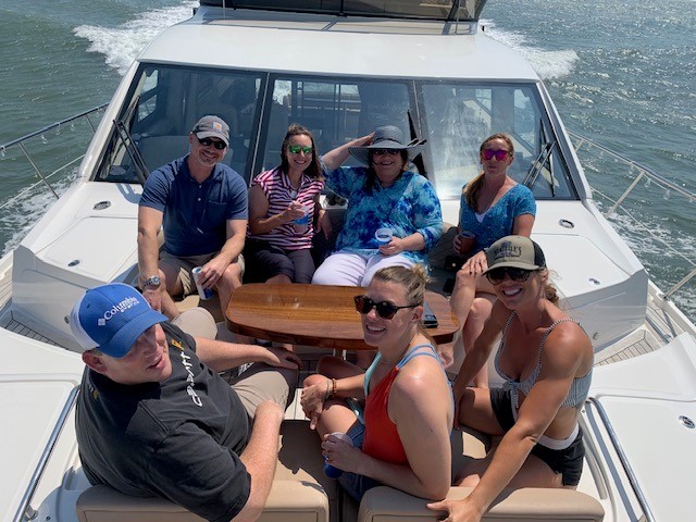 LifeSource Management team boat outing.