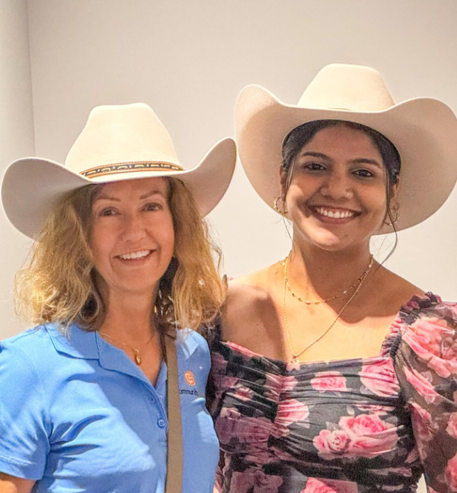 Howdy Y'all!  We provided everyone with fitted cowboy hats at our employee event this year!