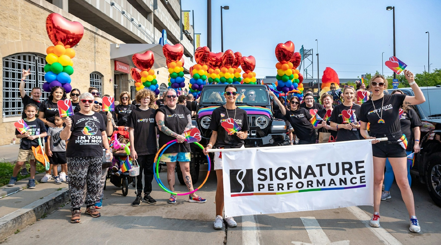 Signature proudly supports many community events, such as Omaha’s Heartland Pride Parade for the LGBTQ+ community.