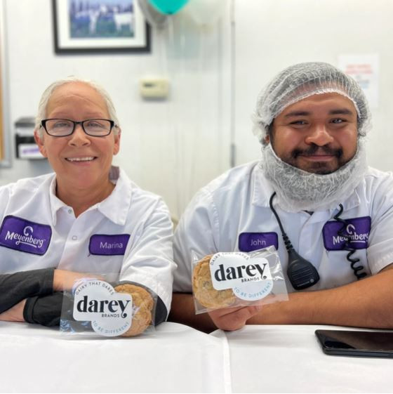 Turlock production team enjoying a sweet treat.