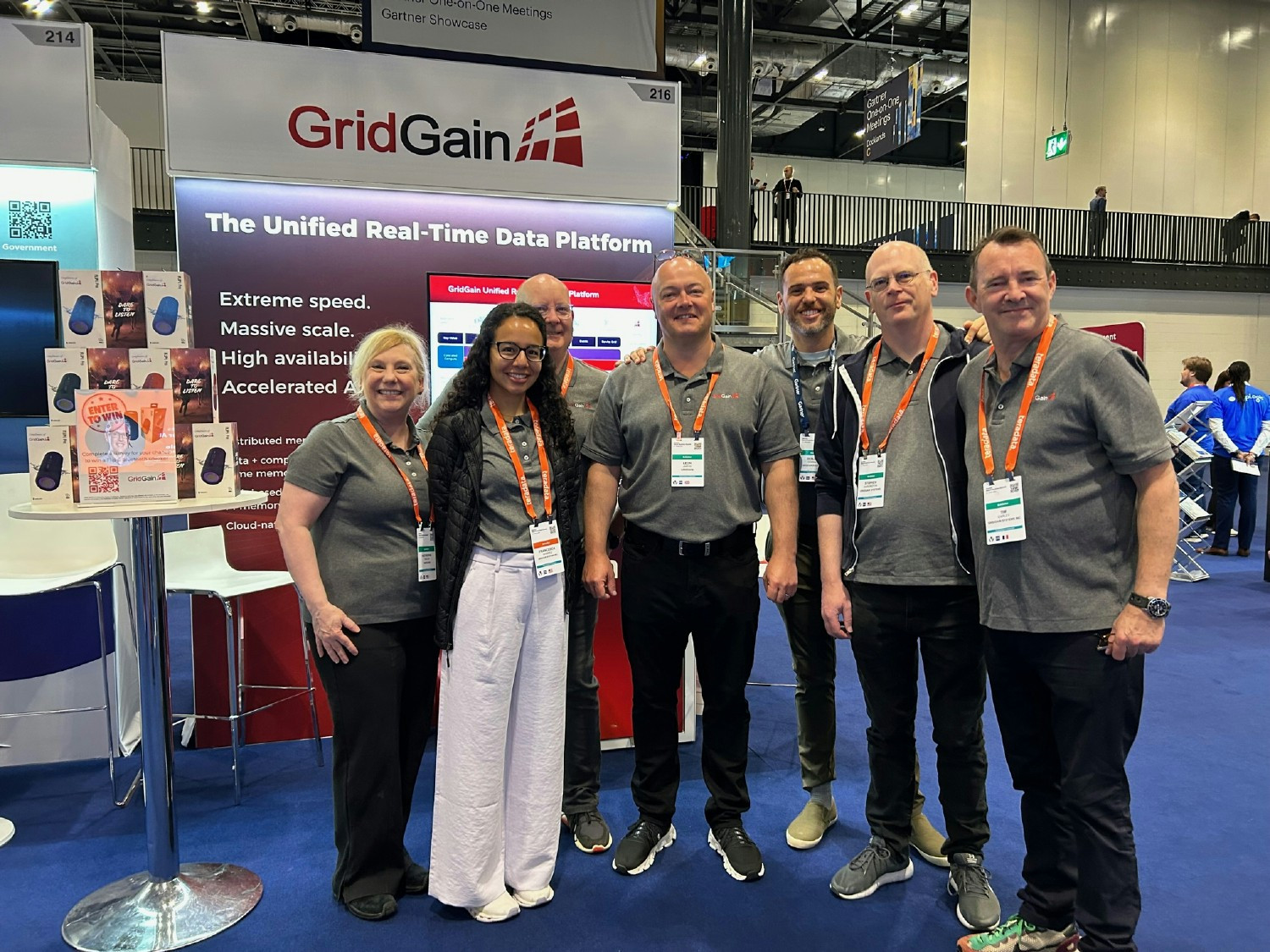 GridGain showcasing Unified Real-Time Data Platform at the Gartner Data Analytics conference.