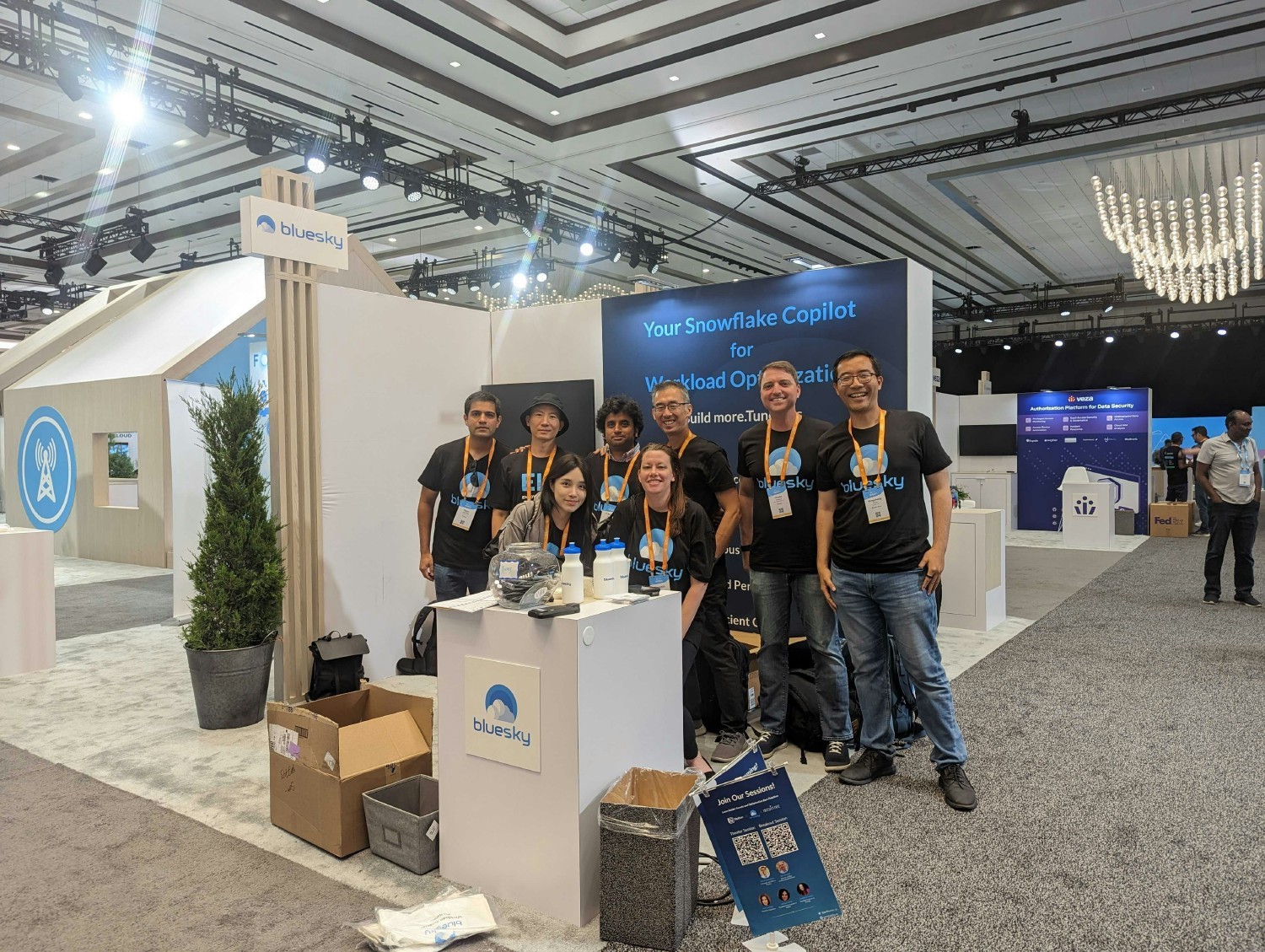 Bluesky team at Snowflake Summit