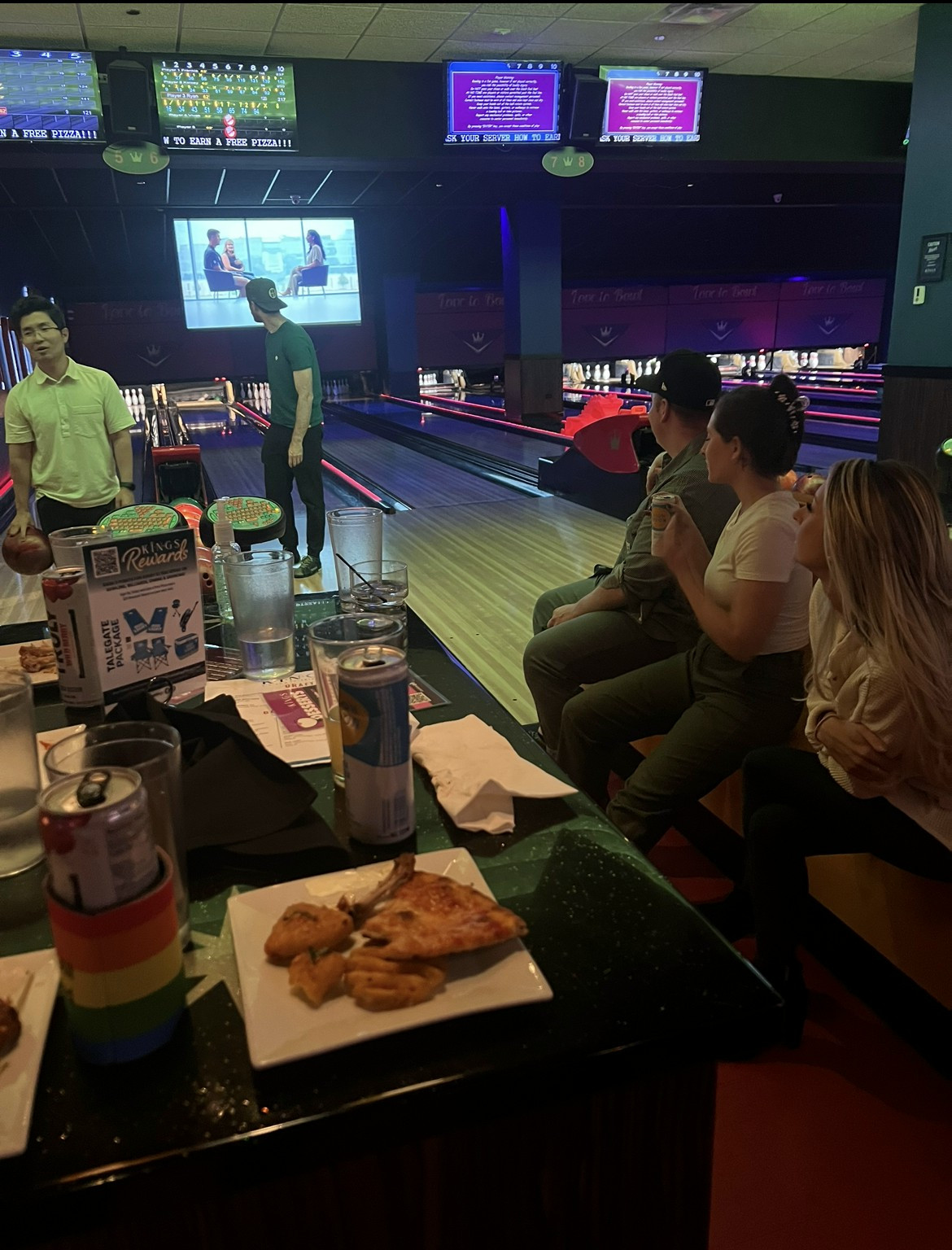 Bowling for fun, winning as a team!