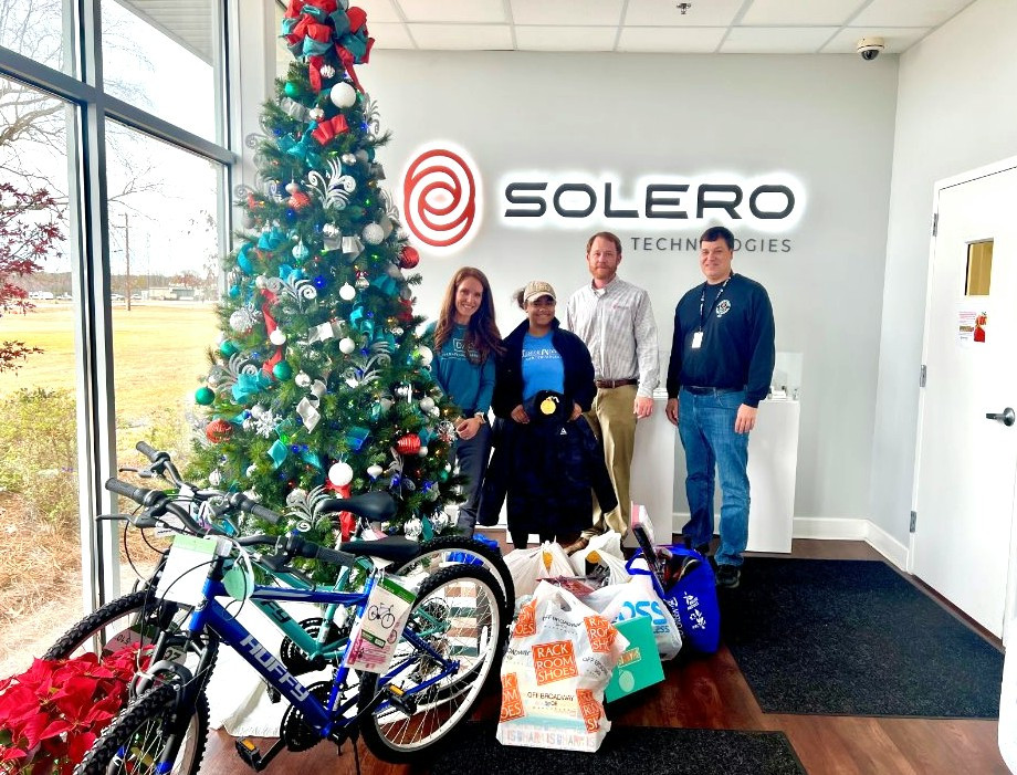 Solero contributes every year to the angel tree association. 