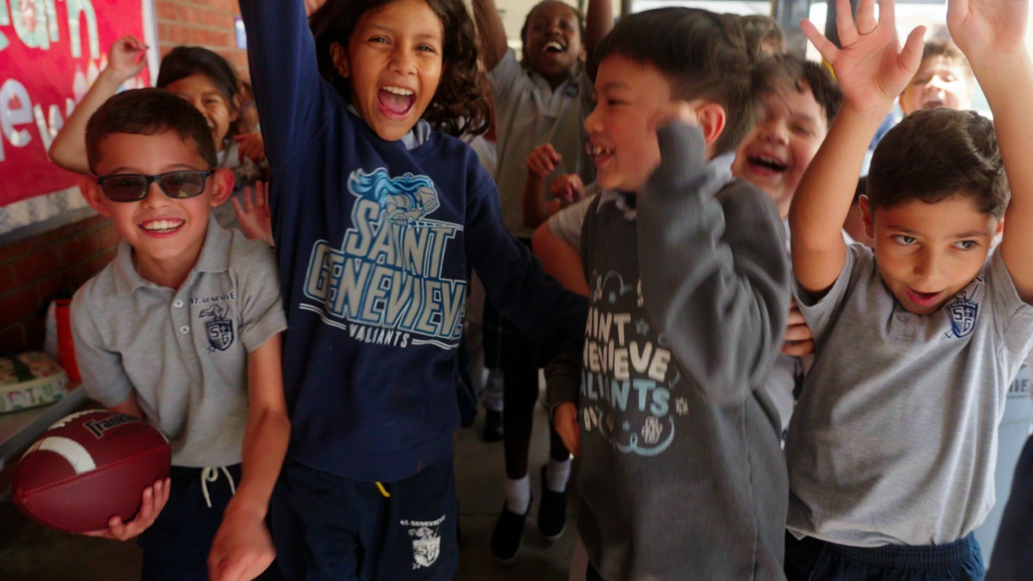 The daily reality at St. Genevieve Schools is about, love of people, love of learning, and a love of God.